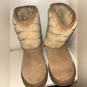 Ugg Tania Chevron Mid Calf Boots - Size 6